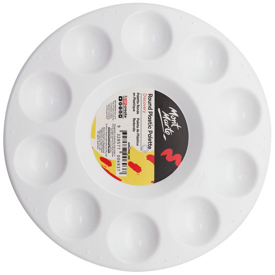 Mont Marte Round Plastic Paint Palette