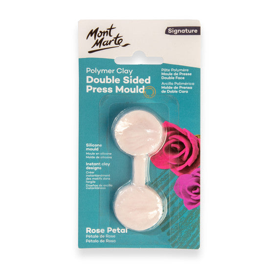 Mont Marte Double Sided Press Mould - Rose Petal