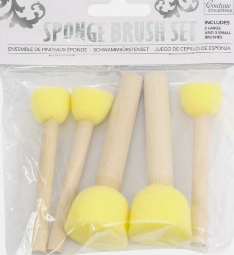 Couture Creations Sponge Brush Set