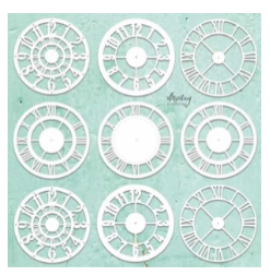 Mintay Chippies Clocks Set 12"x12" Sheet