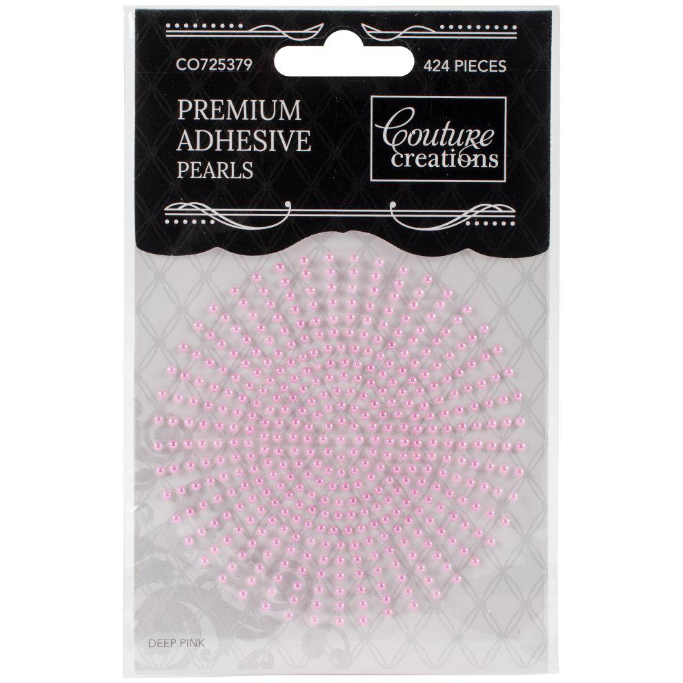 Couture Creations Self-Adhesive Pearls 2mm - Deep Pink