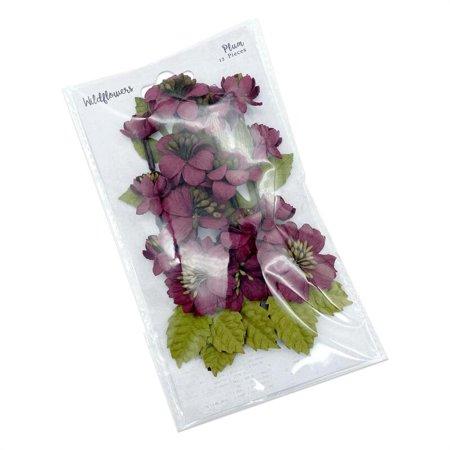 49 & Market Wildflowers Paper Flowers - Plum