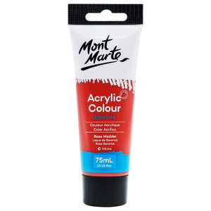Mont Marte Acrylic Paint 75ml - Rose Madder