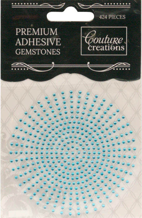 Couture Creations Self-Adhesive Gemstones 2mm - Powder Blue