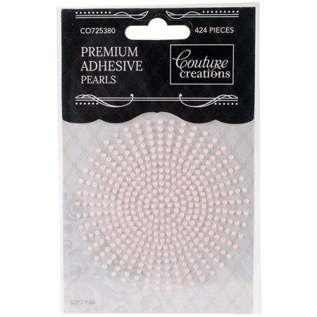 Couture Creations Self-Adhesive Pearls 2mm - Soft Pink