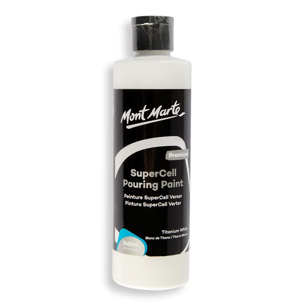 Mont Marte SuperCell Pouring Paint 240ml - White