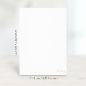 Mintay Greeting Card Base 4.52"x6.1" (10 Pack) - White
