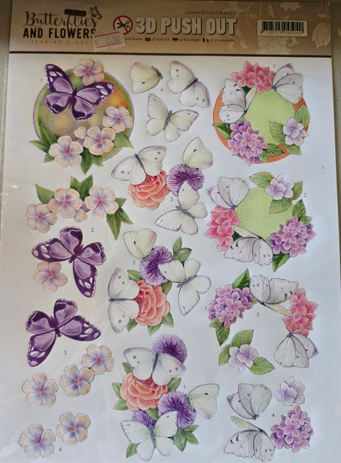 Jeanine & 39's Design - 3D Butterflies & Flowers