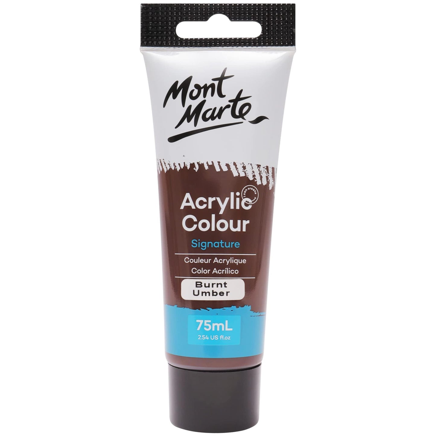 Mont Marte Acrylic Paint 75ml - Burnt Umber