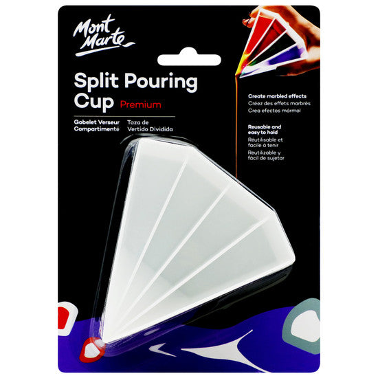 Mont Marte Split Pouring Cup - 4 Segments