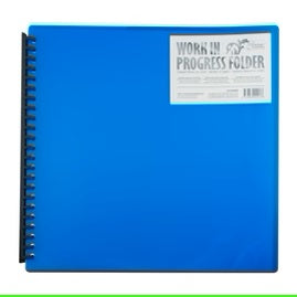 Couture Creations Work in Progress Folder - Blue