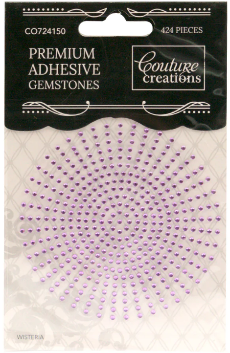Couture Creations Self-Adhesive Gemstones 2mm - Wisteria