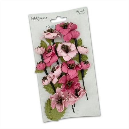 49 & Market Wildflowers Paper Flowers - Punch