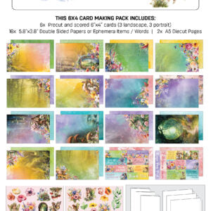 3 Quarter Designs Visiting Fairyland 6"x4" Card Making Pack