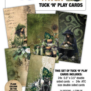 3 Quarter Designs Earth Witch Tuck 'n' Play Cards