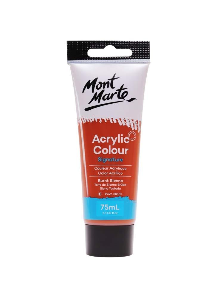 Mont Marte Acrylic Paint 75ml - Burnt Seina
