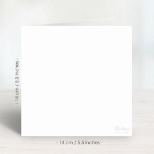 Mintay Greeting Card Base 5.5"x5.5" (10 pack) - White