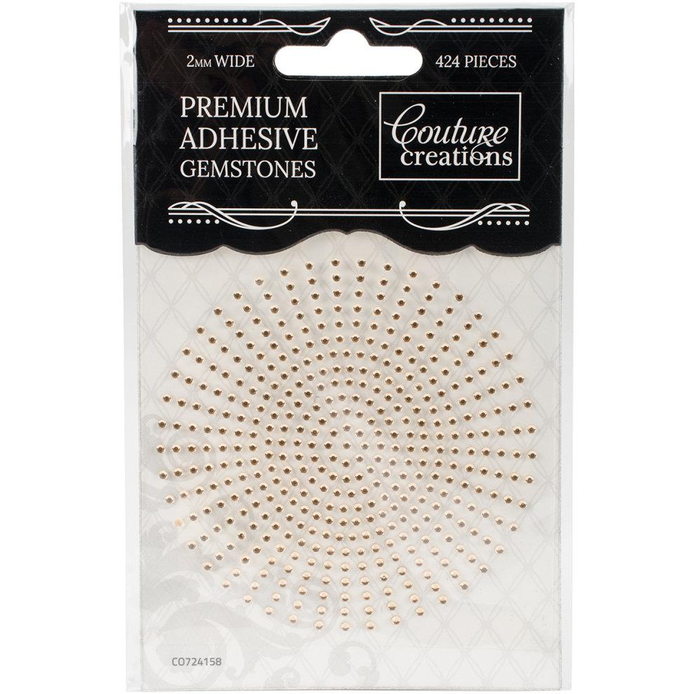 Couture Creations Self-Adhesive Gemstones 2mm - Champagne