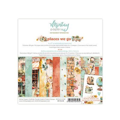 Mintay Places We Go 6"x6" Paper pad
