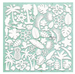 Mintay Chippies Tropical 12"x12" Sheet