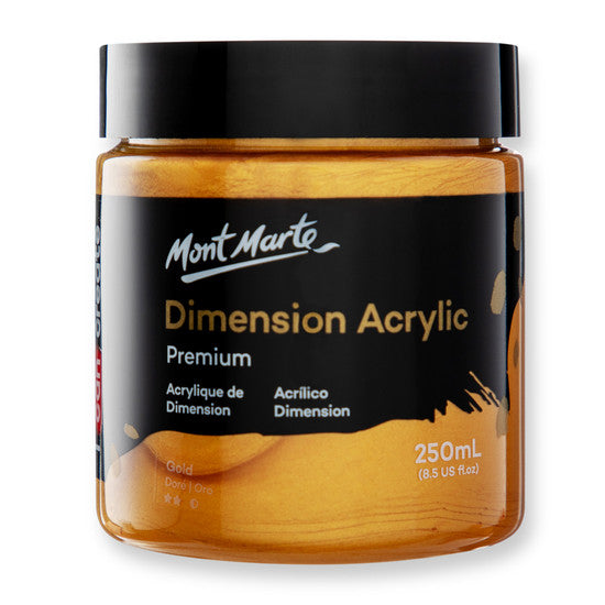 Mont Marte Dimension Acrylic - Gold