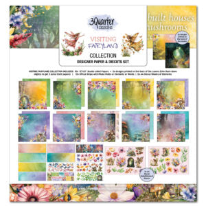 3 Quarter Designs Visiting Fairyland 12"x12" Paper Collection Pack