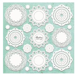 Mintay Chippies Doilies 2 12"x12" Sheet