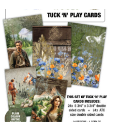 3 Quarter Designs Idyllic Woods Tuck 'n' Play Cards