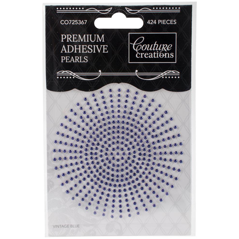 Couture Creations Self-Adhesive Pearls 2mm - Vintage Blue