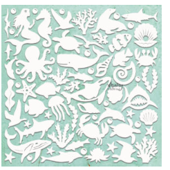 Mintay Chippies Sealife 12"x12" Sheet