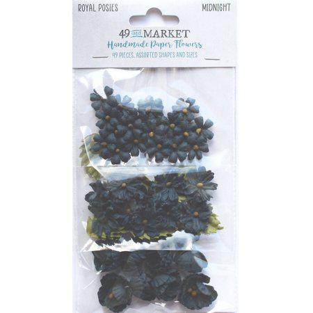 49 & Market Royal Posies Paper Flowers - Midnight