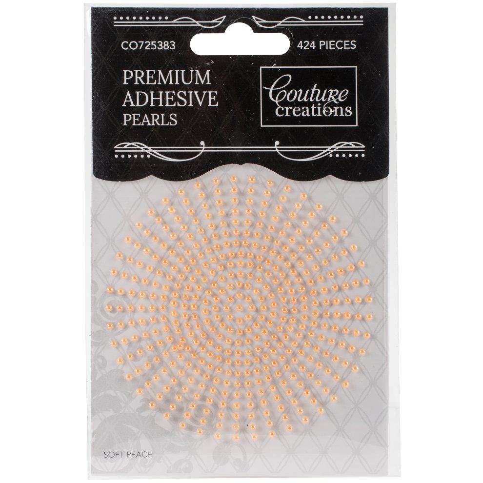 Couture Creations Self-Adhesive Pearls 2mm - Soft Peach