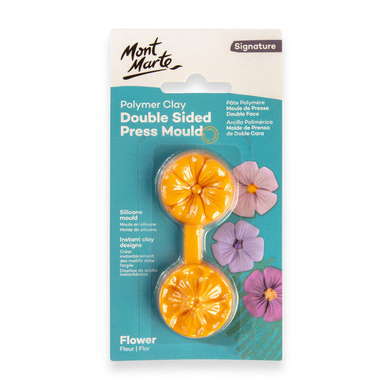 Mont Marte Double-Sided Press Mould - Flower