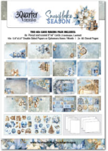 3 Quarter Designs Snowflake Season 6"x4" Cardmaking Pack