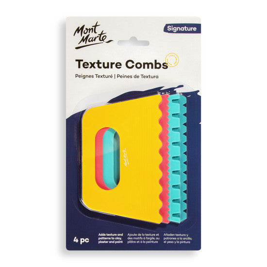 Mont Marte Texture Comb Set (4pc)