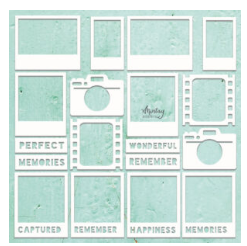 Mintay Chippies Photo 2 12"x12" Sheet