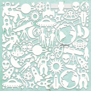 Mintay Chippies Cosmos 12"x12" Sheet