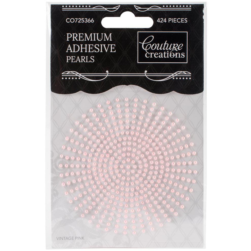 Couture Creations Self-Adhesive Pearls 2mm - Vintage Pink