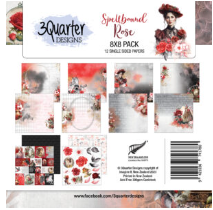 3 Quarter Designs Spellbound Rose 8"x8" Paper Pack