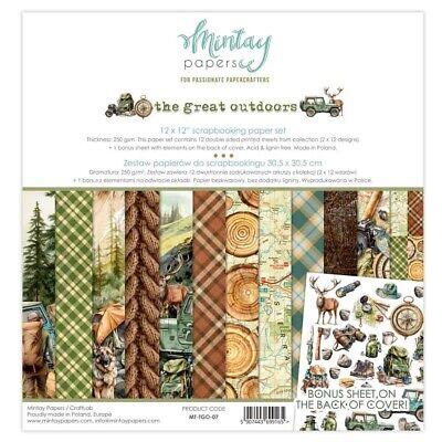 Mintay The Great Outdoors 12"x12" Paper Collection Pack