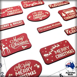 Scrapmatts Scrap Words 70 - Merry Christmas