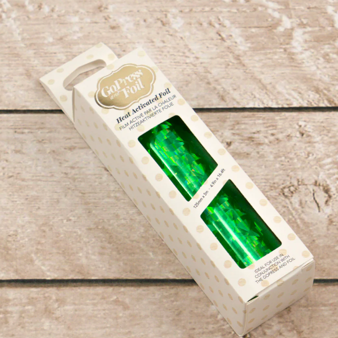 GoPress & Foil Me Foil - Green (Iridescent Triangle)