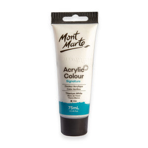 Mont Marte Acrylic Paint 75ml - Titanium White