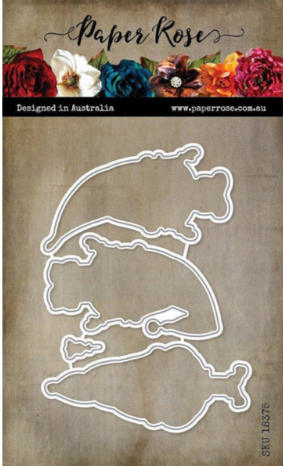 Paper Rose Gnomies Metal Die