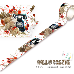 AALL & Create Washi Tape - Bouquet Calling