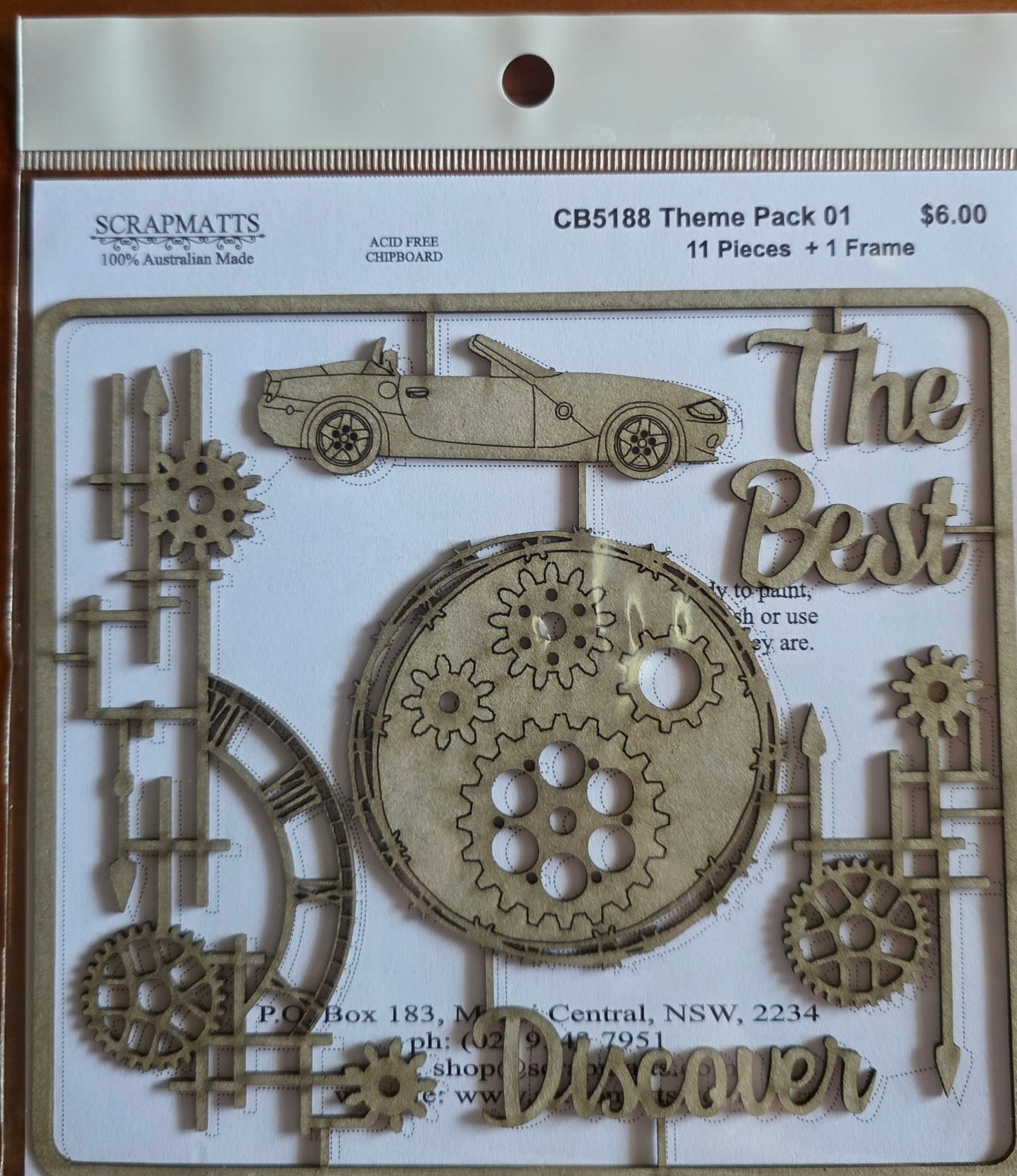 Scrapmatts Chipboard Theme Pack 01