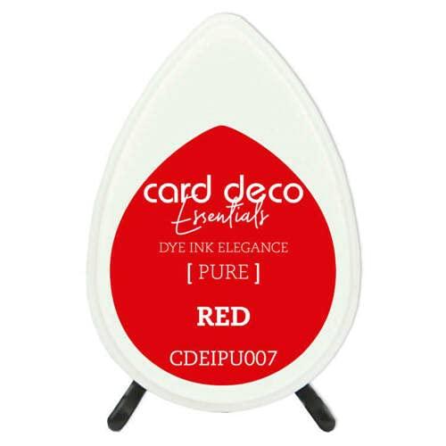 Card Deco Essentials Fade-Resistant Dye Ink Pad - Red