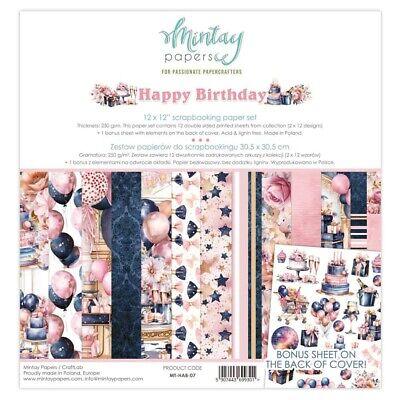 Mintay 12"x12" Happy Birthday Paper Collection Pack