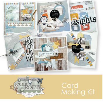 Uniquely Creative Scenic Route Card Making Kit