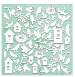 Mintay Chippies Birds 12"x12" Sheet